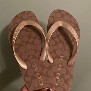 Coach flip-flops